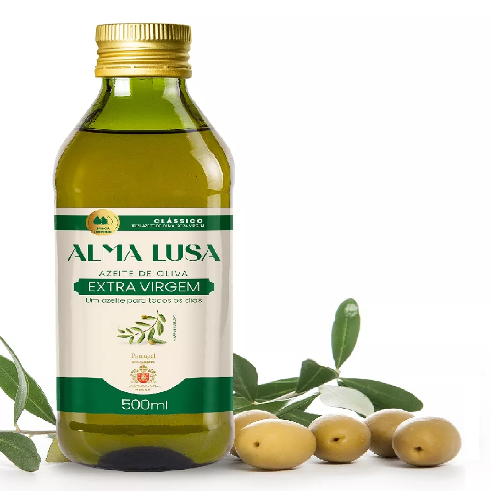 Azeite De Oliva Extra Virgem Português Alma Lusa Vidro 500ml (caixa C/ 12 Unidades) - 89978